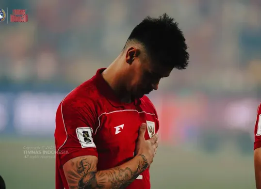 Mees Hilgers saat membela Timnas Indonesia. (Sumber: Dok/PSSI)