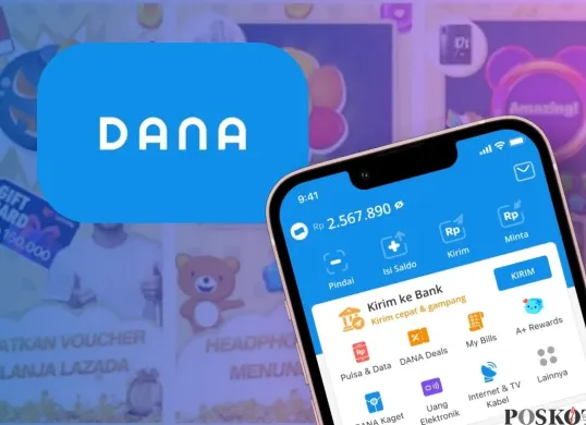 Cara dapat saldo DANA gratis dari aplikasi penghasil uang. (Sumber: Poskota/Faiz)