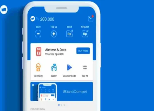 Cara Bayar Tagihan Air dan Listrik di Aplikasi DANA (Sumber: dana.id)