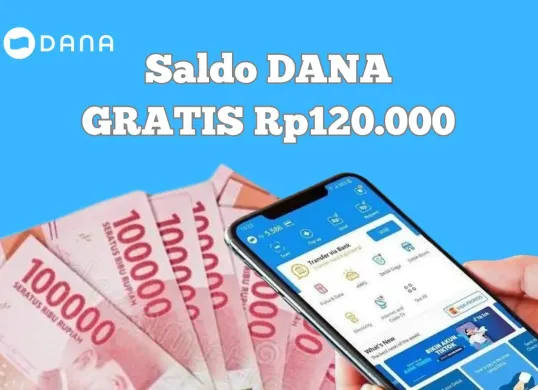 Cara dapat saldo DANA Gratis dari aplikasi penghasil uang Rp120.000. (Sumber: Poskota/Syania Nurul Lita Baikuni)