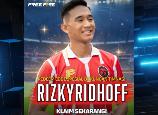 Kode redeem Free Fire aktif 1 menit yang lalu hari ini Selasa 25 Maret 2025, edisi khusus dukung Timnas Indonesia lawan Bahrain. (Canva)