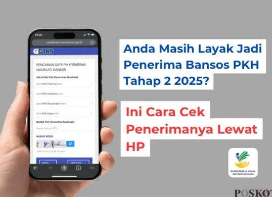 Berikut ini cara cek penerima bansos PKH tahap 2 periode salur April-Juni 2025. (Sumber: Poskota/Iko Sara Hosa)