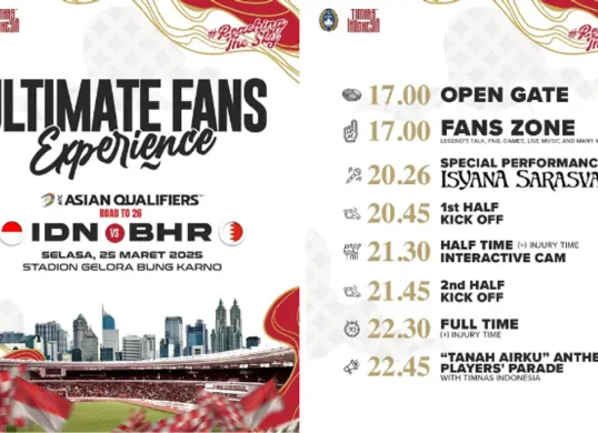 Link live streaming Timnas Indonesia vs Bahrain, Hari Ini 25 Maret 2025 kick off pukul 20.45 WIB (Sumber: Instagram/@timnasindonesia)
