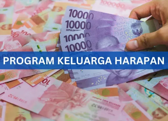 Penyaluran bantuan sosial Program Keluarga Harapan. (Sumber: Canva)