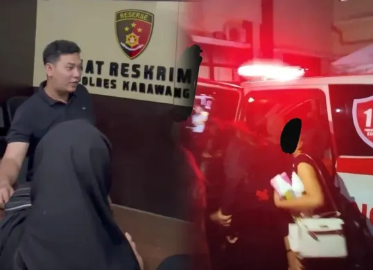 Aksi Tolak UU TNI di Karawang Ricuh, Petugas Medis Diduga Diintimidasi oleh Aparat (Foto: kolase akun X @barengwarga)