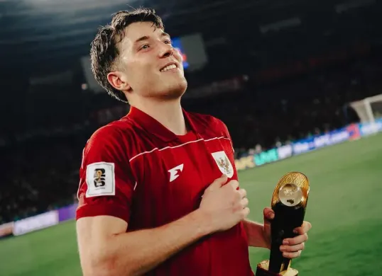 Pemain keturunan ini Beri perhatian khusus bagi Ole Romeny usai tampil baik bersama timnas Indonesia.(Sumber: Instagram/@oleromeny)