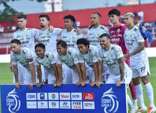 Potret skuad Persib Bandung. Berikut ini bocoran pemain yang memperkuan Persib di musim depan. (Sumber: Persib)