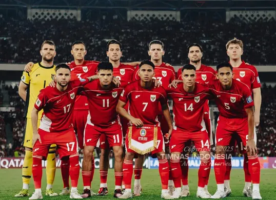 Timnas Indonesia berpeluang lolos ke putaran keempat kualifikasi Piala Dunia 2026 Zona Asia. (Sumber: X @TimnasIndonesia)