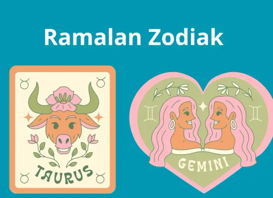 Ramalan zodiak Taurus dan Gemini hari ini Kamis 27 Maret 2025. (Canva)