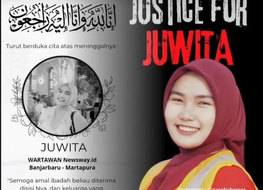 Pelaku pembunuhan wartawati Newsway.co.id, Juwita yang merupakan oknum TNI AL akan dihukum sangat berat. (Sumber: Capture @sarababanjar)
