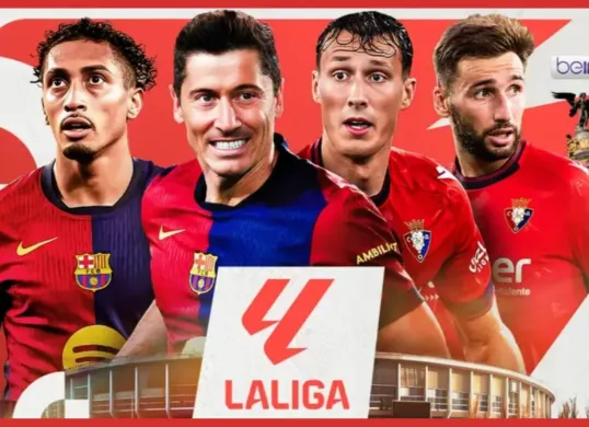 Link live streaming Barcelona vs Osasuna pada La Liga (Sumber: vidio.com)