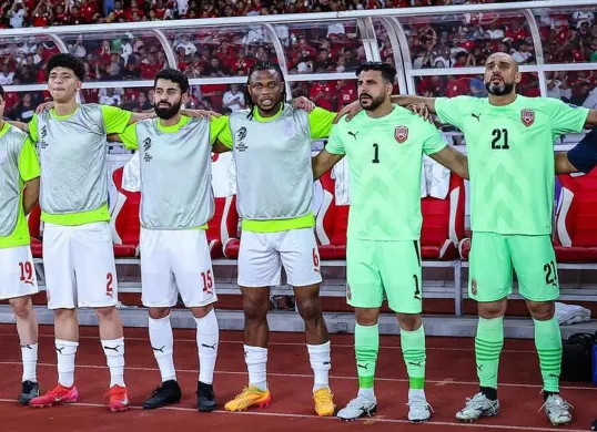 Kiper Timnas Bahrain, Abdulkarim Fardan (1). (Sumber: Instagram @bahrainnt)