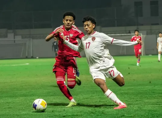Timnas Indonesia U-17 vs UEA. (Sumber: Instagram @erickthohir)