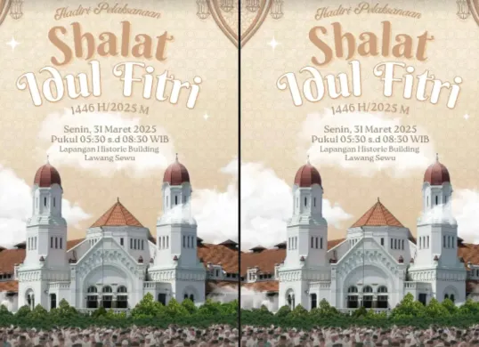 Lawang Sewu akan menjadi salah satu lokasi salat Idul Fitri yang terbuka untuk umum. (Sumber: Instagram/wisata.lawangsewu)