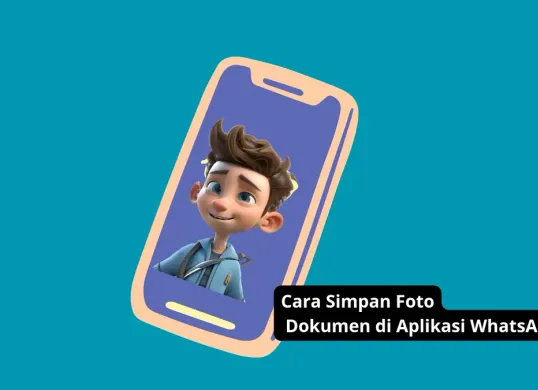 Cara menyimpan foto dokumen di aplikasi WhatsApp ke galeri HP. (Canva)