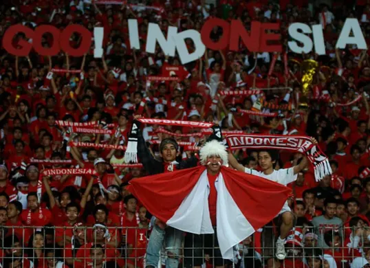 Supporter TImnas Indonesia (Sumber: Pinterest)