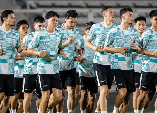 Para pemain Timnas Indonesia sedang berlatih (Sumber: Dok/PSSI)
