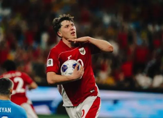 Selebrasi Romeny saat cetak gol untuk Indonesia (Sumber: Dok/PSSI)