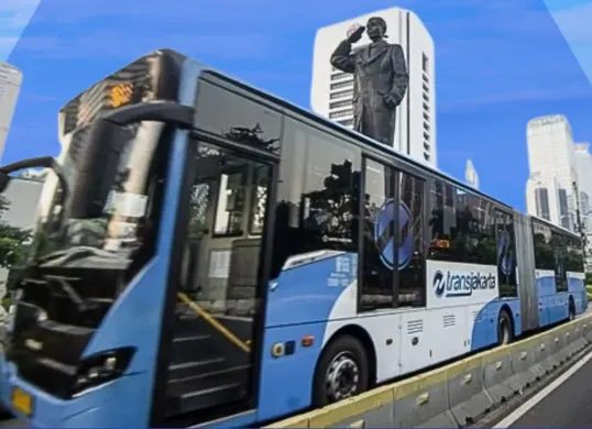 Ilustrasi TransJakarta yang tetap beroperasi pada hari H Lebaran Idul Fitri 2025. (Sumber: Dok TransJakarta)