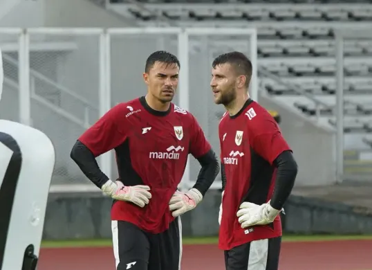 Emil Audero cedera (Sumber: X/@TimnasIndonesia)