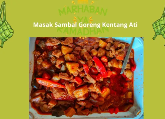 Resep cara buat sambal goreng kentang ati ala lebaran 2025. (Canva)