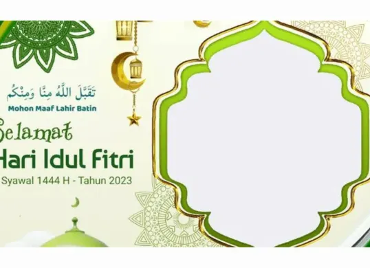 Twibbon lebaran 2025 lengkap dengan cara editnya.