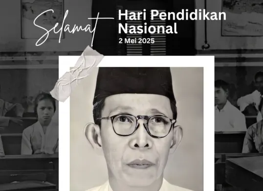 Ilustrasi peringatan Hari Pendidikan Nasional 2025. (Sumber: Dewantara Institute)