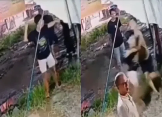 Aksi perkelahian berujung penikaman antar pemuda gegara membela teman wanitanya. (Sumber: Tangkap Layar Instagram/@medsoszone)