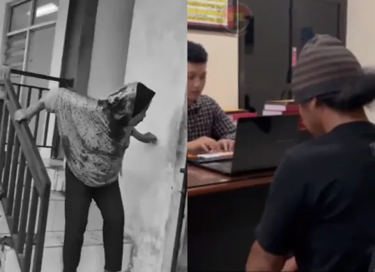 Dua pelaku penganiayaan nenek di Boyolali yang diduga mencuri bawang akhirnya ditangkap polisi. (Sumber: Tangkap Layar Instagram/@fakta.indo)
