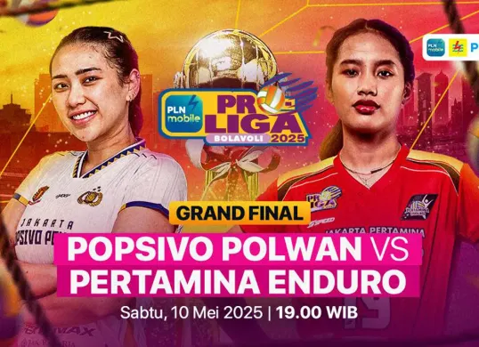 Link live streaming final Proliga 2025 Popsivo Polwan vs Enduro. (Sumber: Vidio)
