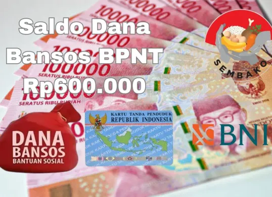 NIK e-KTP dan nama kamu masuk daftar penerima dana bansos susuan BPNT tahap satu Rp600.000 segera cairkan lewat Bank BNI. (Sumber: Poskota/Syania Nurul Lita Baikuni)