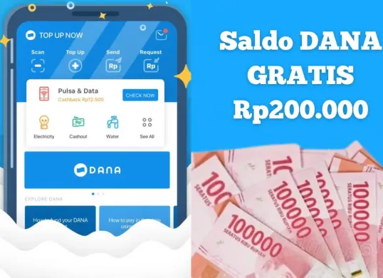 Ingin dapat saldo DANA gratis tanpa modal? Coba 3 aplikasi ini! Bernyanyi, isi survei, atau kerjakan misi sederhana bisa hasilkan uang tunai. Begini caranya (Sumber: Poskota)