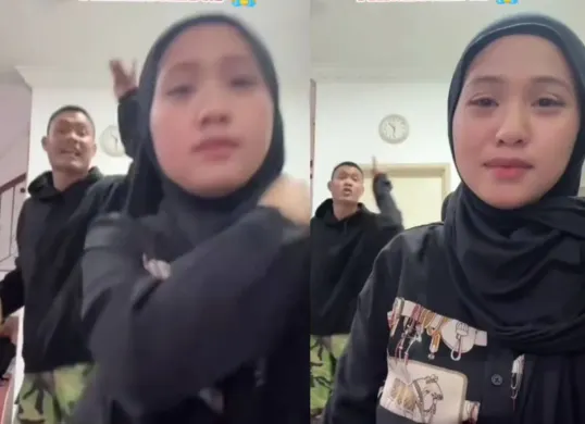 TikToker Malaysia, Siti Jumumall viral di medsos lantaran ditalak saat melakukan live. (Sumber: Tangkap layar Instagram/@medsoszone)