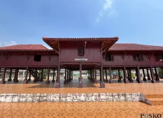Cagar Budaya Rumah Si Pitung di Jalan Kampung Marunda Pulo 2 RT 02 RW 07, Cilincing, Jakarta Utara, Sabtu, 17 Mei 2025. (Sumber: Poskota/Pandi Ramedhan)