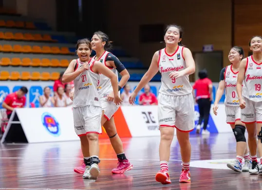 Timnas Basket Putri U16 Indonesia memastikan satu tiket ke FIBA U16 Women’s Asia Cup 2025 di Malaysia. (Sumber: PERBASI)