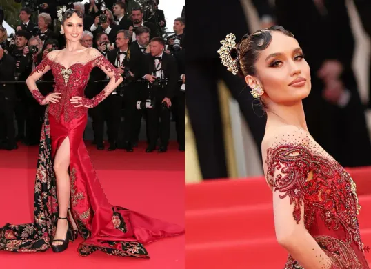 Cinta Laura di Festival Film Cannes 2025. (Sumber: Instagram/@claurakiehl)