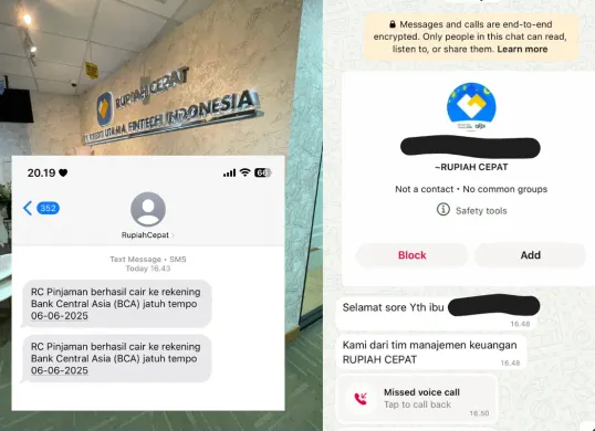 Ilustrasi korban pinjaman online ilegal menerima dana tanpa pengajuan. Kasus seperti yang dialami Carl menyoroti lemahnya sistem keamanan dan perlindungan konsumen. (Sumber: X/@helocarl)