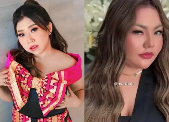 Lisa Mariana minta diroasting oleh Kiky Saputri. (Sumber: Instagram/@lisamarianaa, @kikysaputrii)