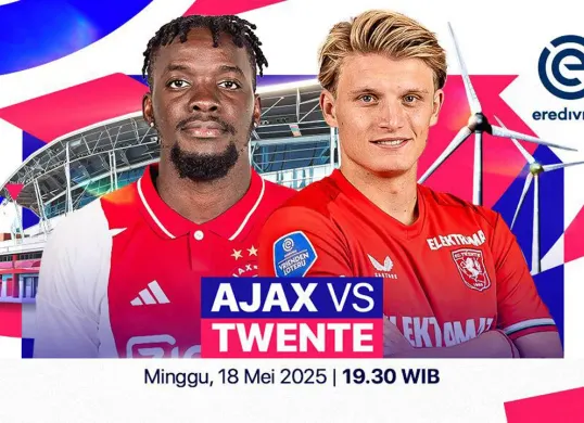 Link live streaming Ajax vs FC Twente. (Sumber: Vidio)