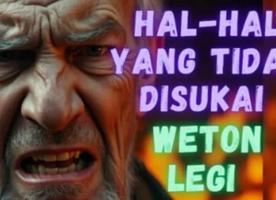 Ilustrasi hal yang tidak disukai weton Legi. (Sumber: YouTube)@Titik Damai Saja)