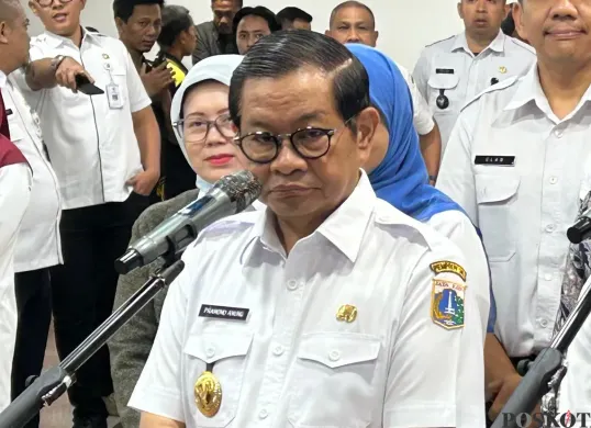 Gubernur Jakarta, Pramono Anung. (Sumber: Poskota/M. Tegar Jihad)