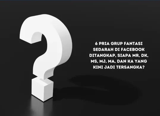 6 Pria Termasuk Admin Grup Facebook Diduga Fantasi Sedarah Resmi Jadi Tersangka.