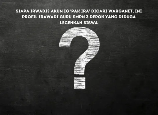 Fakta Mengejutkan Kasus Dugaan Pelecehan Siswa SMPN 3 Depok oleh Guru Bernama Irawadi. Akun IG Diburu Warganet