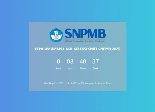 Hasil UTBK-SNBT 2025 akan diumumkan hari ini 28 Mei pukul 15.00 WIB. Simak panduan lengkap cek pengumuman, link alternatif saat website down, dan langkah setelah mengetahui hasil seleksi. (Sumber: pengumuman-snbt-snpmb.bppp.kemdikbud.go.id)