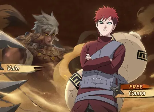 Ilustrasi karakter Gaara yang muncul dalam kolaborasi MLBB x Naruto. (Sumber: YouTube/Mobile Legends)