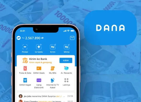 Ilustrasi pengguna mengakses fitur Dana Kaget di aplikasi DANA untuk mengklaim saldo gratis secara instan melalui tautan digital. (Sumber: Poskota/Faiz)