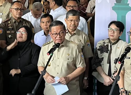 Gubernur Jakarta, Pramono Anung. (Sumber: POSKOTA | Foto: Pandi Ramedhan)
