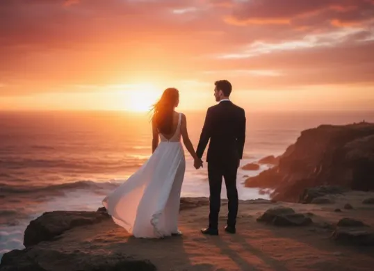 Contoh prompt Gemini AI foto prewedding. (Sumber: Istimewa)