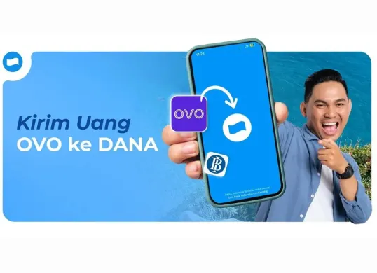 Begini cara transfer uang dari aplikasi OVO ke DANA.