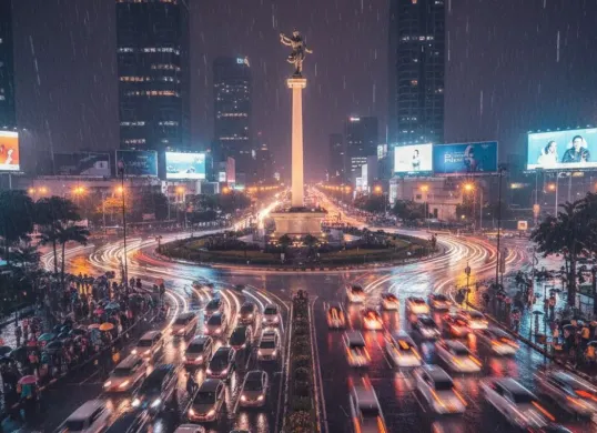 Prakiraan cuaca DKI Jakarta, Senin 17 November 2025. (Sumber: Gemini AI)